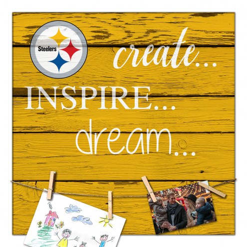 Pittsburgh Steelers Create, Inspire, Dream Sign