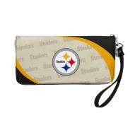 Pittsburgh Steelers Curve Zip Organizer Wallet