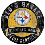 Pittsburgh Steelers Dad's Garage Sign