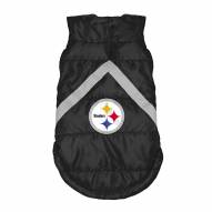 Pittsburgh Steelers Dog Puffer Vest