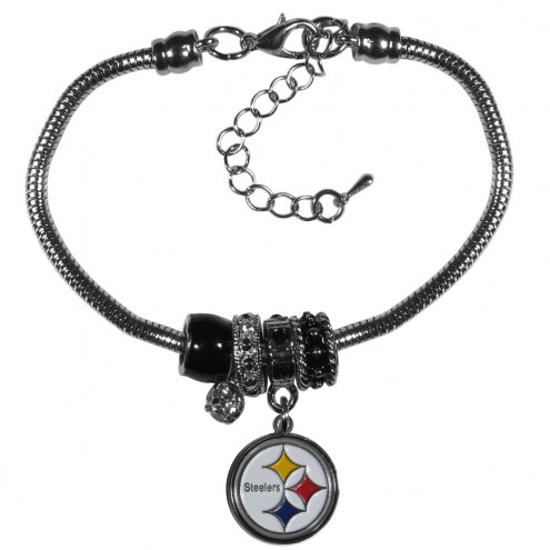 Pittsburgh Steelers Euro Bead Bracelet
