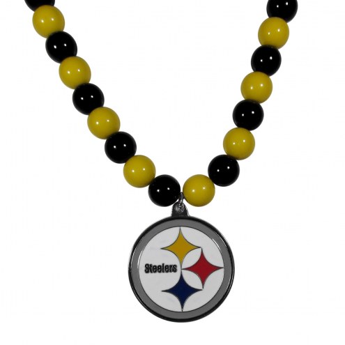 Pittsburgh Steelers Fan Bead Necklace