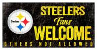 Pittsburgh Steelers Fans Welcome Sign