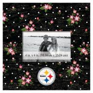 Pittsburgh Steelers Floral 10" x 10" Picture Frame