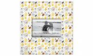 Pittsburgh Steelers Floral Pattern 10" x 10" Picture Frame