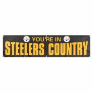 Pittsburgh Steelers Giant 8' x 2' Banner