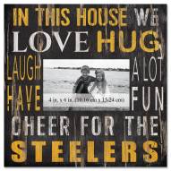Pittsburgh Steelers In This House 10" x 10" Picture Frame