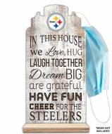 Pittsburgh Steelers In This House Mask Holder