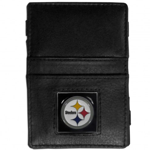 Pittsburgh Steelers Leather Jacob's Ladder Wallet