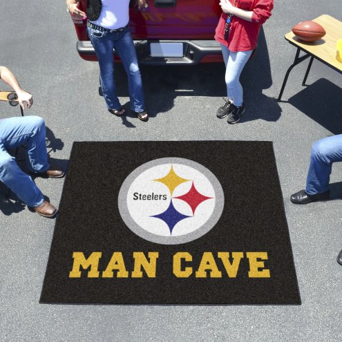 Pittsburgh Steelers Man Cave Tailgate Mat