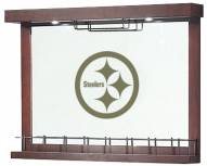 Pittsburgh Steelers Mirrored Wall Bar