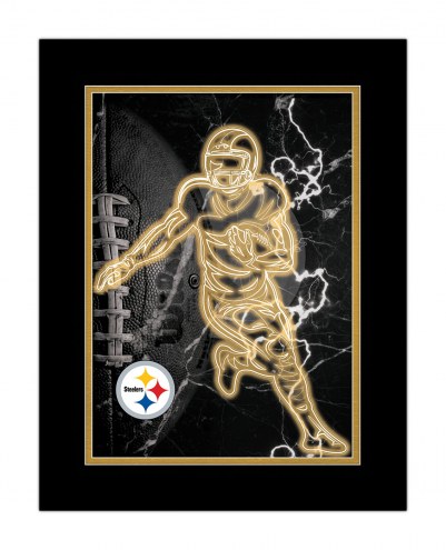 Pittsburgh Steelers Neon Player Framed 12&quot; x 16&quot; Sign