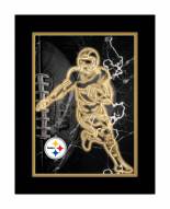 Pittsburgh Steelers Neon Player Framed 12" x 16" Sign