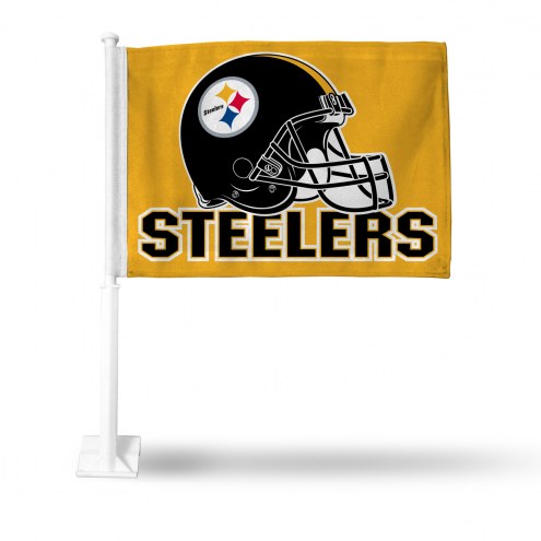 Pittsburgh Steelers Gold Car Flag