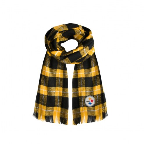 Pittsburgh Steelers Plaid Blanket Scarf