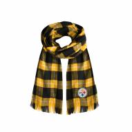 Pittsburgh Steelers Plaid Blanket Scarf