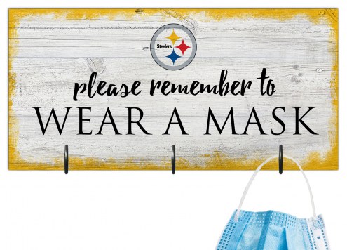 Pittsburgh Steelers Please Wear Your Mask Sign