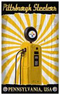 Pittsburgh Steelers Retro Pump Location 11" x 19" Sign
