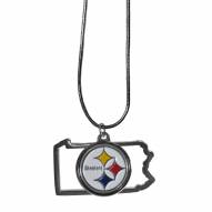 Pittsburgh Steelers State Charm Necklace