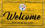 Pittsburgh Steelers Team Color Welcome Sign