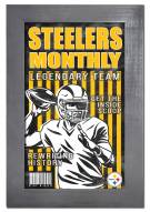 Pittsburgh Steelers Team Monthly 11" x 19" Framed Sign