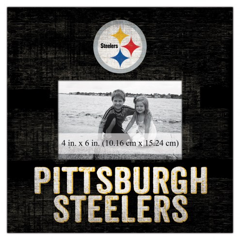 Pittsburgh Steelers Team Name 10&quot; x 10&quot; Picture Frame
