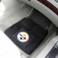 Pittsburgh Steelers Vinyl 2-Piece Car Floor Mats