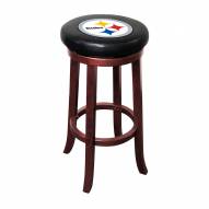 Pittsburgh Steelers Wooden Bar Stool
