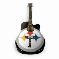 Pittsburgh Steelers Woodrow Acoustic Guitar