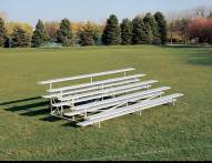 Porter 15' Long Outdoor Seating - 3 Rows of Bleachers
