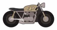 Purdue Boilermakers 12" Motorcycle Cutout Sign