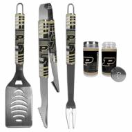 Purdue Boilermakers 3 Piece Tailgater BBQ Set and Salt and Pepper Shaker Set