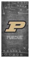 Purdue Boilermakers 6" x 12" Chalk Playbook Sign