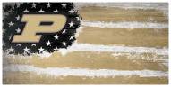 Purdue Boilermakers 6" x 12" Flag Sign