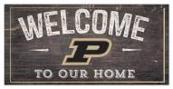 Purdue Boilermakers 6" x 12" Welcome Sign