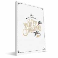 Purdue Boilermakers 8" x 12" Merry Little Christmas Canvas Print