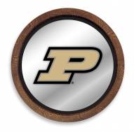 Purdue Boilermakers Barrel Top Mirrored Wall Sign