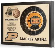 Purdue Boilermakers Basketball 25-Layer StadiumViews 3D Wall Art