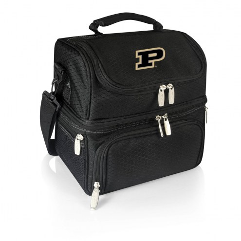 Purdue Boilermakers Black Pranzo Insulated Lunch Box