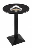 Purdue Boilermakers Black Wrinkle Pub Table with Square Base
