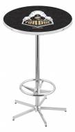 Purdue Boilermakers Chrome Bar Table with Foot Ring