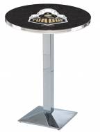 Purdue Boilermakers Chrome Bar Table with Square Base