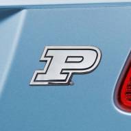 Purdue Boilermakers Chrome Metal Car Emblem