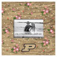Purdue Boilermakers Floral 10" x 10" Picture Frame