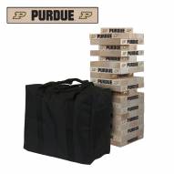 Purdue Boilermakers Giant Wooden Tumble Tower Game