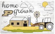Purdue Boilermakers Home Grown 11" x 19" Sign