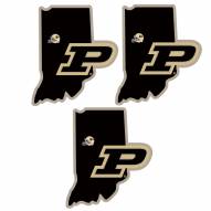 Purdue Boilermakers Home State Decal - 3 Pack