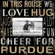 Purdue Boilermakers In This House 10" x 10" Picture Frame