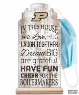 Purdue Boilermakers In This House Mask Holder