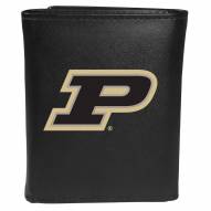 Purdue Boilermakers Large Logo Leather Tri-fold Wallet